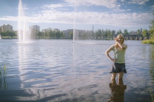 Kuva J-P. Maaninen. Vaatu Kalajoki teoksessa Vihreä ja valkoinen.